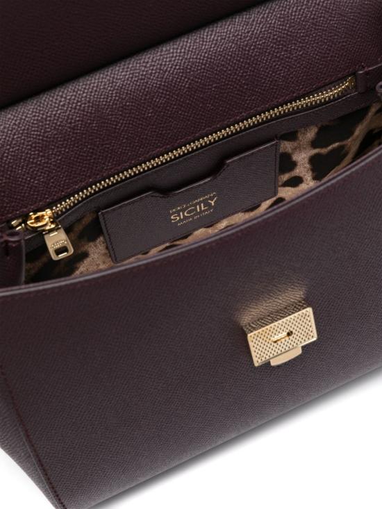26FW 돌체앤가바나 라지 시실리 핸드백 BB6002 B10018M073 VIOLET - DOLCE & GABBANA