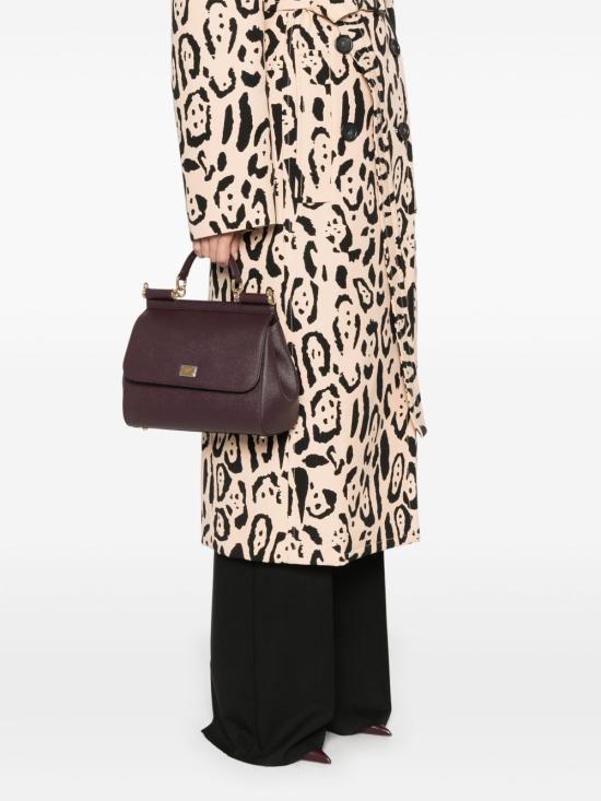 26FW 돌체앤가바나 라지 시실리 핸드백 BB6002 B10018M073 VIOLET - DOLCE & GABBANA