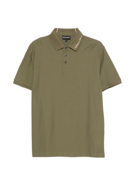 26FW 엠포리오 아르마니 폴로 티셔츠 EM007355 AF10497U7046 GREEN