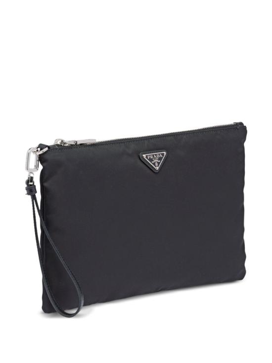 26FW 프라다 리나일론 앤 사피아노 레더 파우치 2NH006 2DMHF0002 BLACK - PRADA