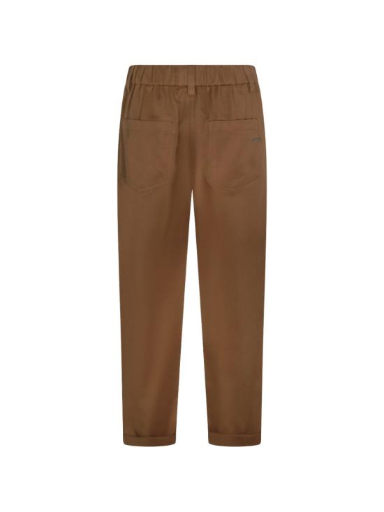 26FW 브루넬로 쿠치넬리 스트레이트 팬츠 MP126P8417 C9812 BROWN - BRUNELLO CUCINELLI