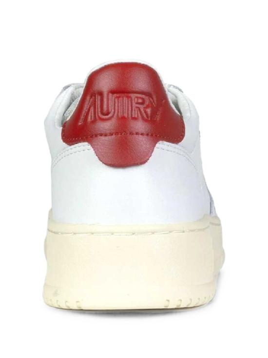 26FW 오트리 메달리스트 로우 레더 스니커즈 AULW LL33 RED - AUTRY