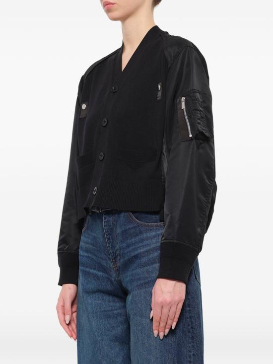 26FW 사카이 가디건 26 08586 001 BLACK - SACAI