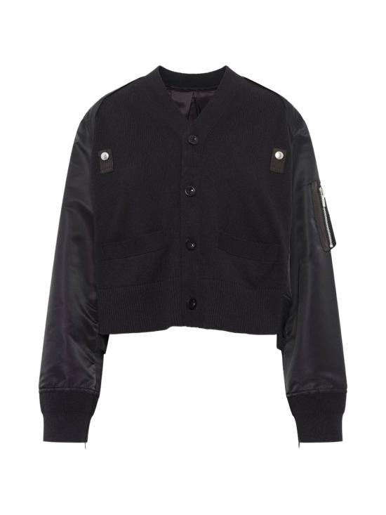 26FW 사카이 가디건 26 08586 001 BLACK