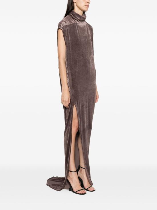 26FW 릭 오웬스 롱 원피스 RP02F5573 V86 BROWN - RICK OWENS