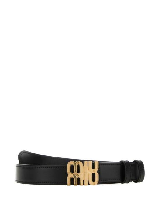 26FW 미우미우 버클 레더 벨트 버클 레더 벨트 5CC565 2AIXF0002