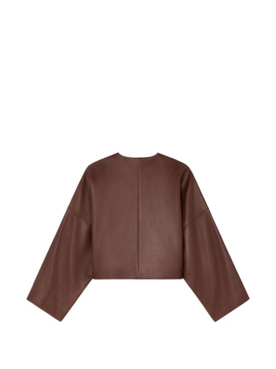 26FW 셀린느 램스킨 가디건 재킷 RV14O1437 18MH BROWN - CELINE