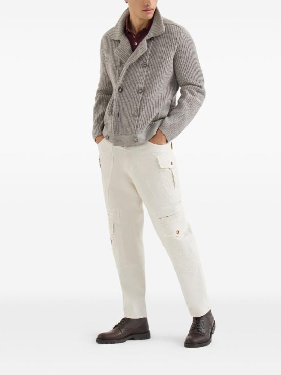 26FW 브루넬로 쿠치넬리 피케 폴로 셔츠 ME8548788 CDC80 BORDEAUX - BRUNELLO CUCINELLI