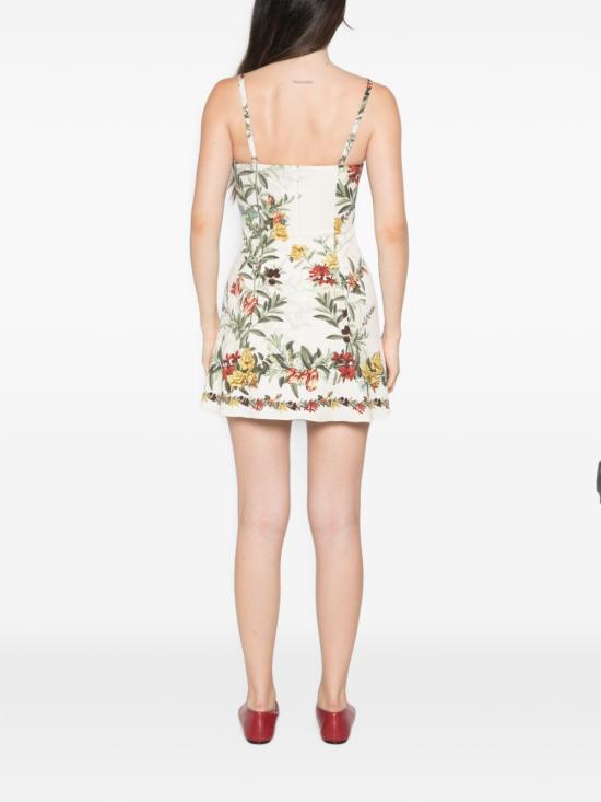26FW 앨리스 앤 올리비아 숏 원피스 CC606P39502 E256 Avorio - ALICE & OLIVIA