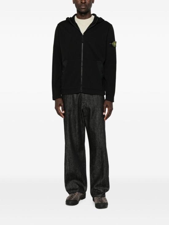 26FW 스톤 아일랜드 후드 티셔츠 L2S156100020 S0472V0029 BLACK - STONE ISLAND