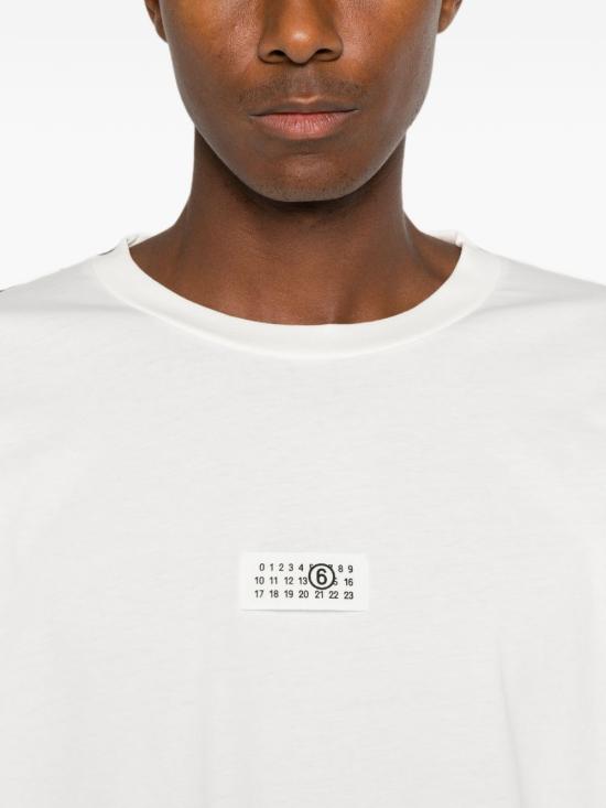 26FW MM6 메종마르지엘라 반팔 티셔츠 SH0NH0028 M20258101 WHITE - MM6 MAISON MARGIELA