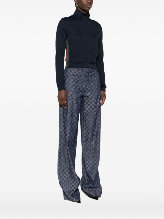 26FW 구찌 립 코튼 저지 집업 스웨트셔츠 립 코튼 저지 집업 스웨트셔츠 875656 XJHYN4294 - GUCCI