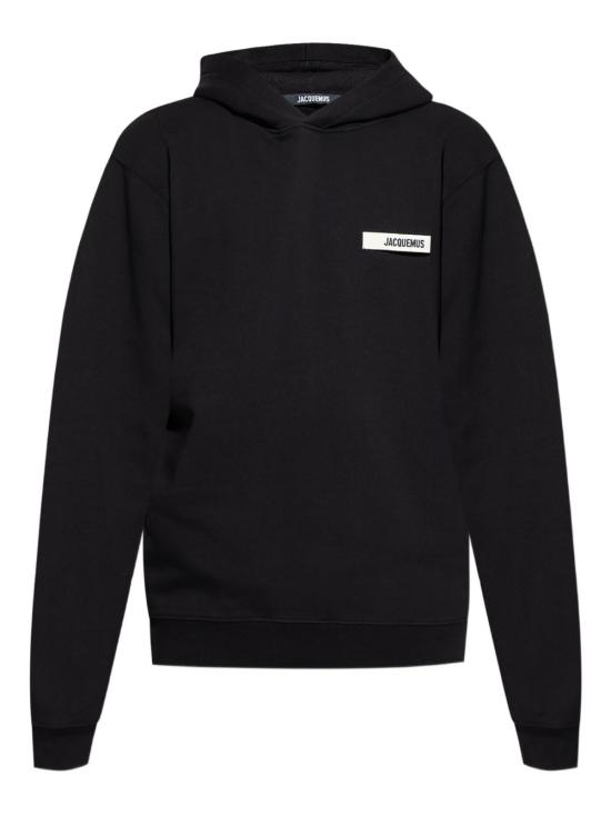 26FW 자크뮈스 그로그랭 후드 티셔츠 HOM00247 AJ00126990 BLACK