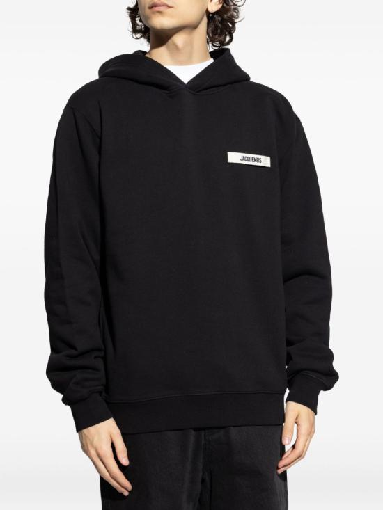 26FW 자크뮈스 그로그랭 후드 티셔츠 HOM00247 AJ00126990 BLACK - JACQUEMUS