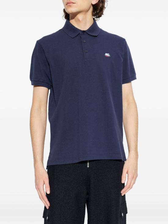 26FW 에트로 폴로 티셔츠 MRMD0005 AU13IB0065 NAVY - ETRO