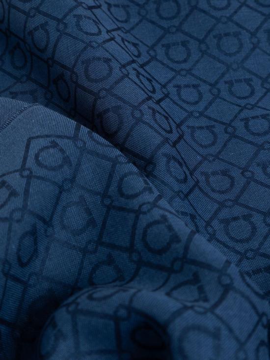 26FW 살바토레 페라가모 머플러/스카프 520186 795491001 NAVY - SALVATORE FERRAGAMO