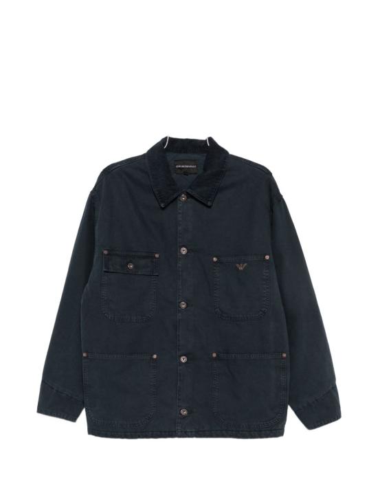 26FW 엠포리오 아르마니 케이프 EM006501 AF27763UB118 NAVY