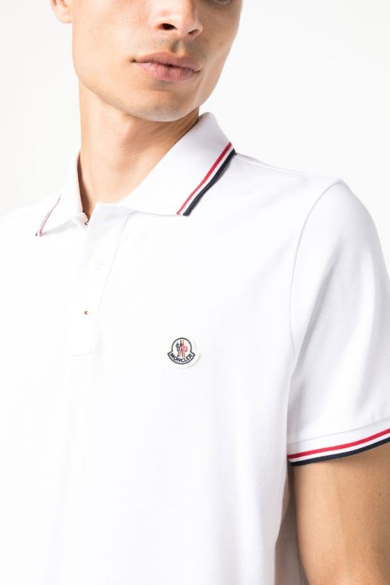 26FW 몽클레어 폴로 티셔츠 L20918A70300 84556001 WHITE - MONCLER