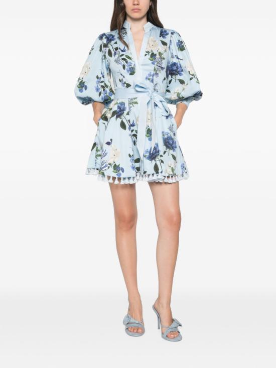 26FW 앨리스 앤 올리비아 숏 원피스 CC606P74519 I101 LIGHT BLUE - ALICE & OLIVIA