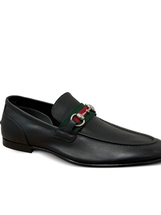 26FW 구찌 코모 홀스빗 레더 로퍼 874936 AAGSM1060 BLACK - GUCCI