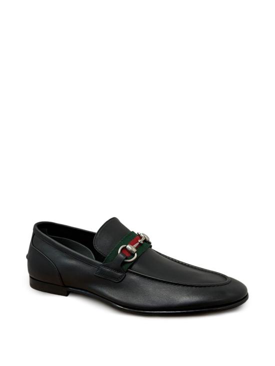 26FW 구찌 코모 홀스빗 레더 로퍼 874936 AAGSM1060 BLACK