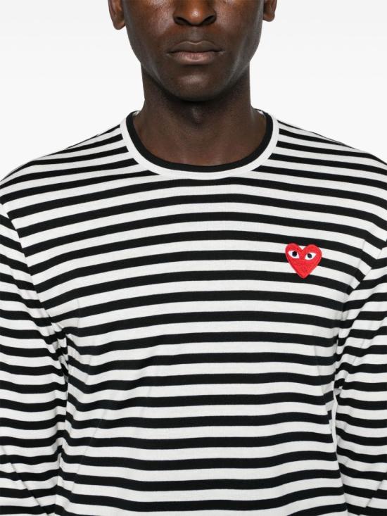  꼼데가르송 반팔 티셔츠 AXT164D Black - COMME DES GARCONS