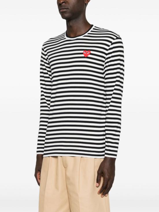  꼼데가르송 반팔 티셔츠 AXT164D Black - COMME DES GARCONS