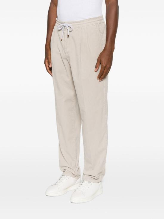 26FW 브루넬로 쿠치넬리 스트레이트 팬츠 M279NE1710 C6333 WHITE - BRUNELLO CUCINELLI
