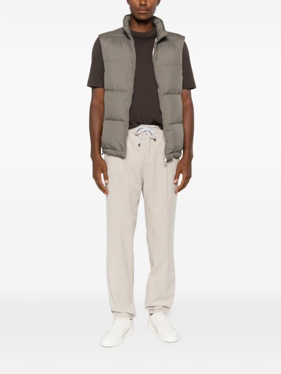 26FW 브루넬로 쿠치넬리 스트레이트 팬츠 M279NE1710 C6333 WHITE - BRUNELLO CUCINELLI
