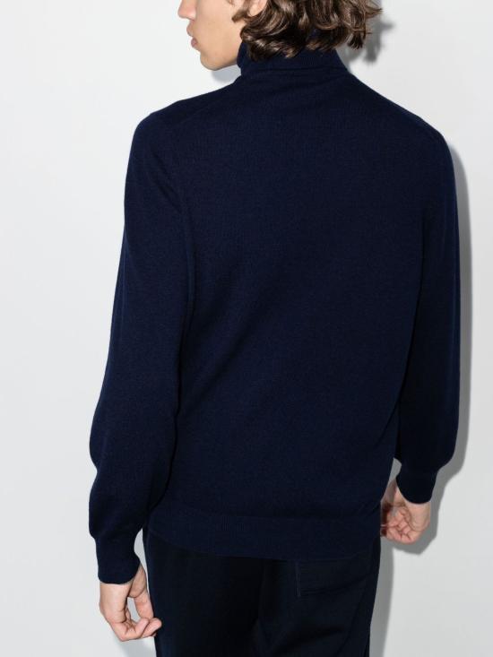 26FW 브루넬로 쿠치넬리 캐시미어 터틀넥 M2200103 CW425 NAVY - BRUNELLO CUCINELLI