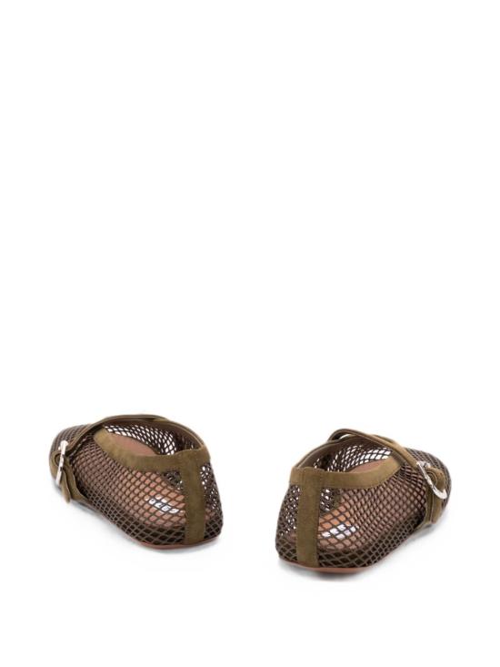 26FW 알라이아 피쉬넷 발레 플랫 AA3A029TK061 U21 ARMY GREEN - ALAIA