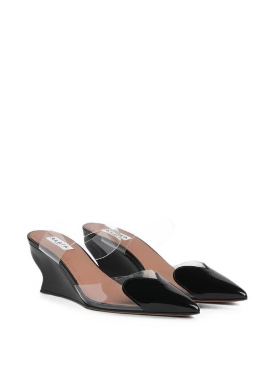 26FW 알라이아 뮬/슬리퍼 AA3M3013CK150 999 BLACK - ALAIA