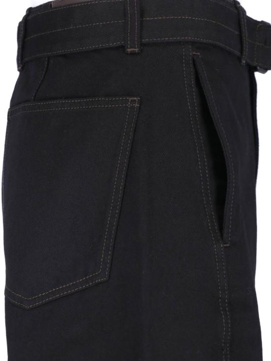 26FW 르메르 트위스트 벨티드 팬츠 PA326 LD1055BK999 Black - LEMAIRE