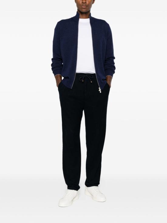 26FW 브루넬로 쿠치넬리 캐시미어 하이넥 집업 가디건 M2200106 CJK18 NAVY - BRUNELLO CUCINELLI