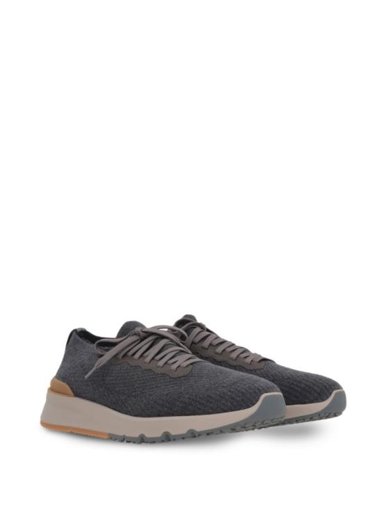 26FW 브루넬로 쿠치넬리 스니커즈 MZUWLBO253 CBB82 GREY - BRUNELLO CUCINELLI