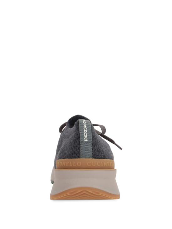 26FW 브루넬로 쿠치넬리 스니커즈 MZUWLBO253 CBB82 GREY - BRUNELLO CUCINELLI