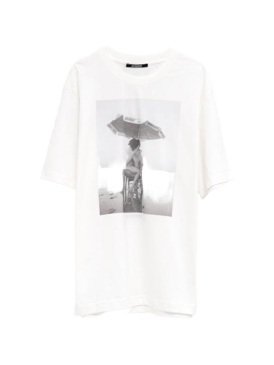 26FW 자크뮈스 반팔 티셔츠 TSU00350 AJ002891OR WHITE
