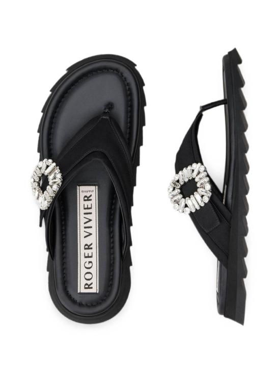 26FW 로저비비에 뮬/슬리퍼 RVW83245880 RS0B999 BLACK - ROGER VIVIER