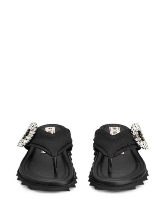 26FW 로저비비에 뮬/슬리퍼 RVW83245880 RS0B999 BLACK - ROGER VIVIER