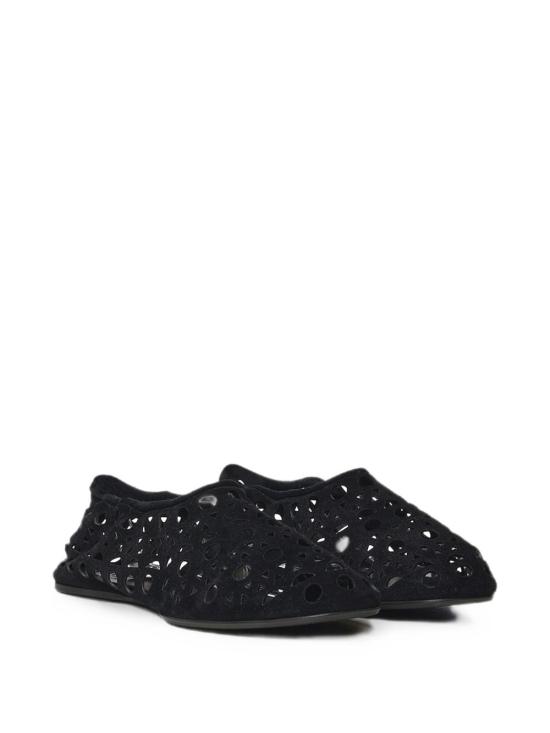 26FW 알라이아 플랫 슈즈 AA3A1039I236 999 BLACK - ALAIA