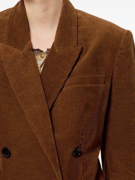 26FW 이자벨마랑에뚜왈 라스마 코듀로이 재킷 VE0686FA D3G02E 50CA CAMEL - ISABEL MARANT ETOILE