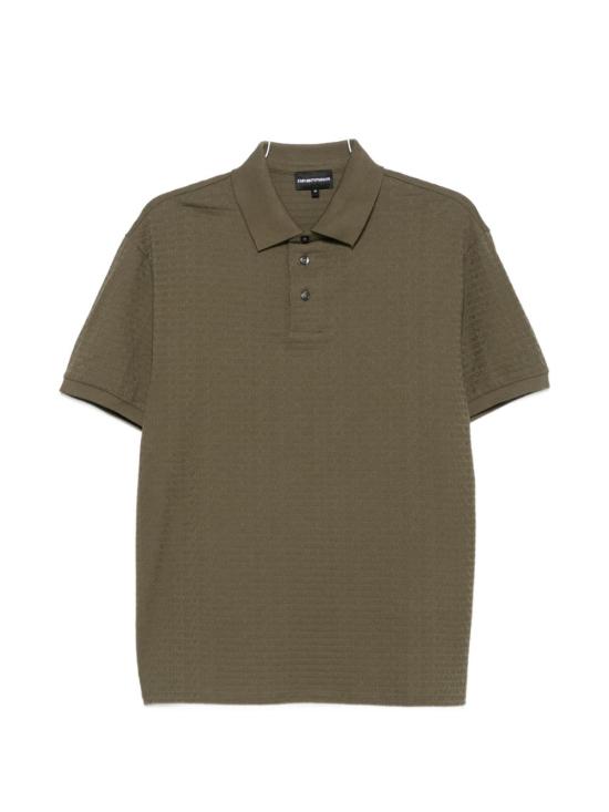 26FW 엠포리오 아르마니 폴로 티셔츠 EM004595 AF10762F7198 GREEN