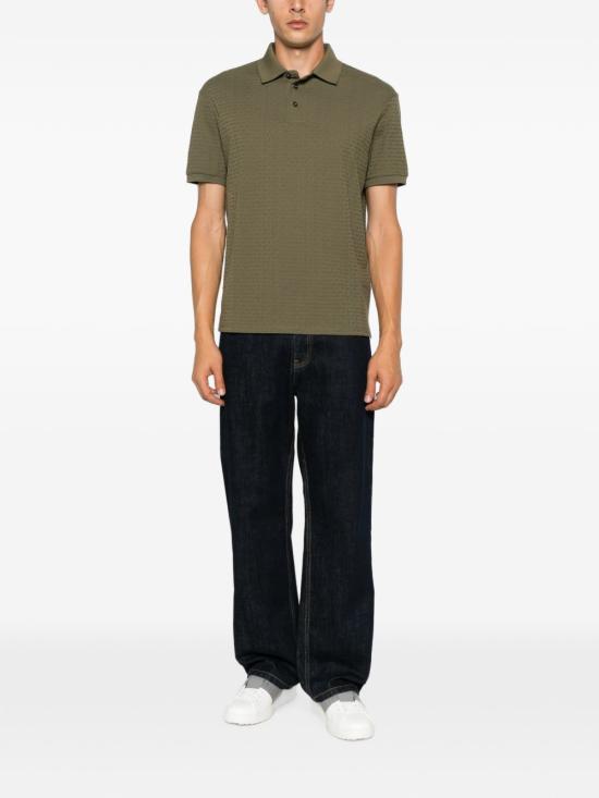 26FW 엠포리오 아르마니 폴로 티셔츠 EM004595 AF10762F7198 GREEN - EMPORIO ARMANI