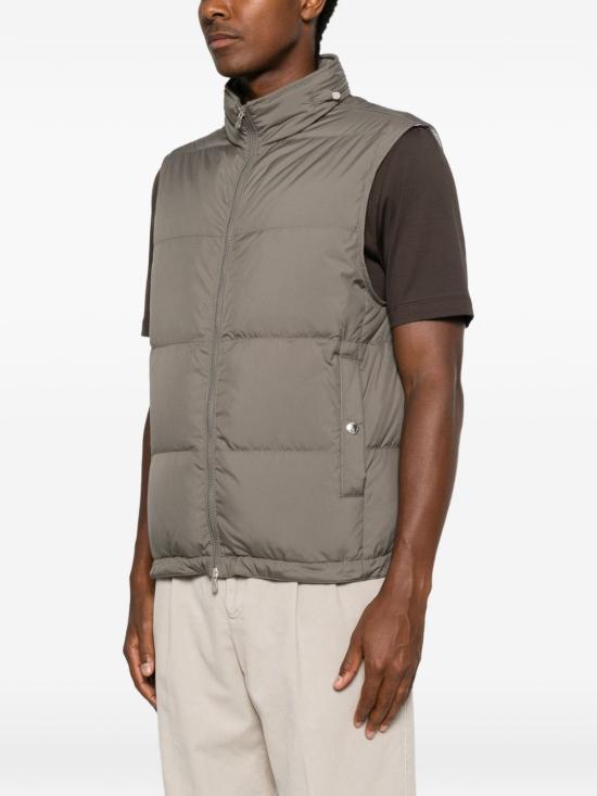 26FW 브루넬로 쿠치넬리 패딩 조끼 MV4081611 CDX44 GREY - BRUNELLO CUCINELLI