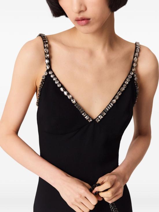 26FW 스텔라 맥카트니 롱 원피스 6A0727 3IU3031000 BLACK - STELLA MCCARTNEY
