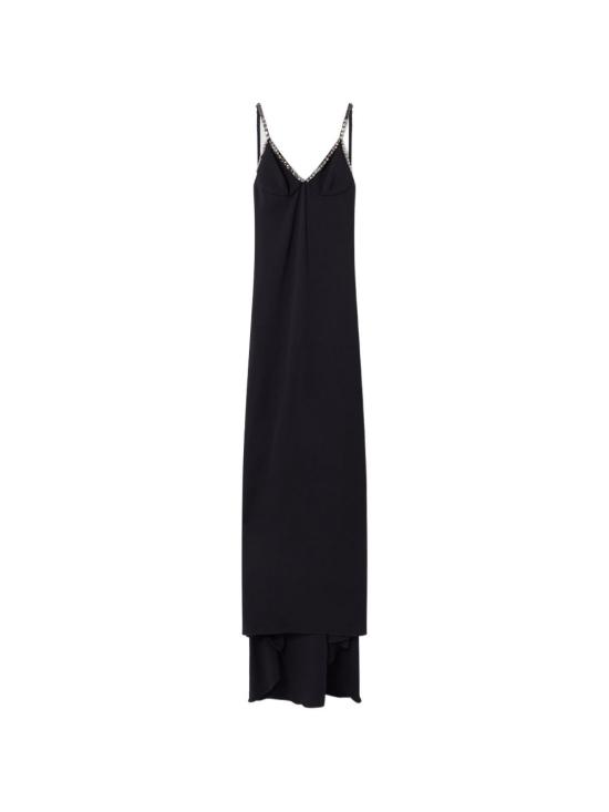 26FW 스텔라 맥카트니 롱 원피스 6A0727 3IU3031000 BLACK