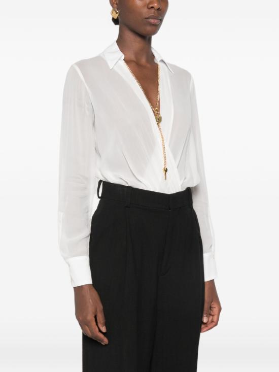 26FW 엘리자베타프랜치 셔츠 CB00966E2 360 Avorio - ELISABETTA FRANCHI