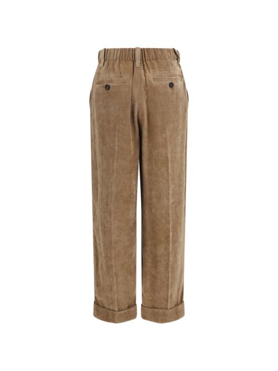 26FW 브루넬로 쿠치넬리 스트레이트 팬츠 MP547P9274 C3368 BROWN - BRUNELLO CUCINELLI