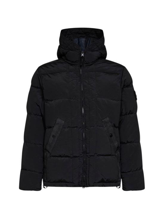 26FW 스톤 아일랜드 나일론 메탈 에코닐 드로우코드 헴 후드 다운 자켓 나일론 메탈 에코닐 드로우코드 헴 후드 다운 자켓 L2S154100019 S0019V0029