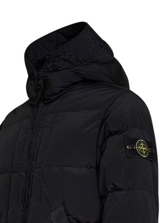 26FW 스톤 아일랜드 나일론 메탈 에코닐 드로우코드 헴 후드 다운 자켓 나일론 메탈 에코닐 드로우코드 헴 후드 다운 자켓 L2S154100019 S0019V0029 - STONE ISLAND